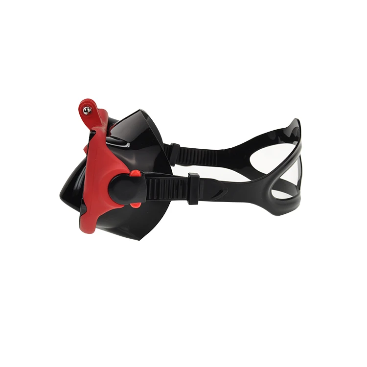 Food grade silicone motion camera mount diving scuba mask