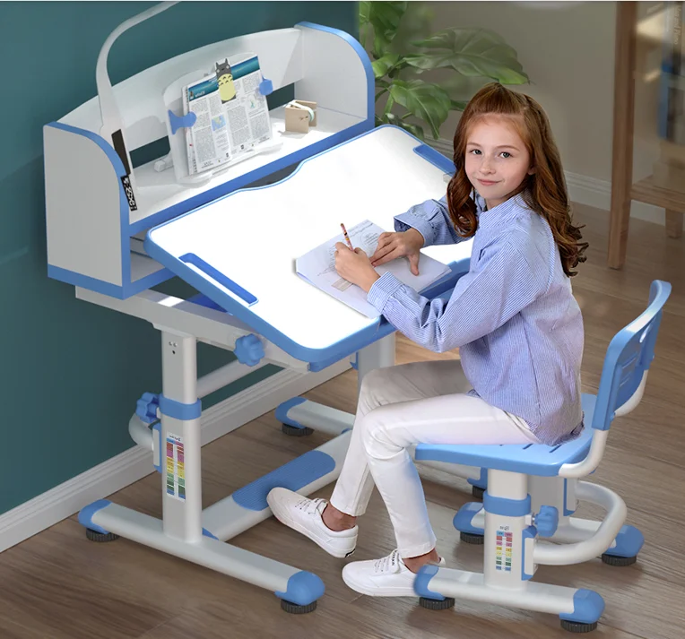 2021 эргономичный детский регулируемый стол и стул для девочек и мальчиков в спальне