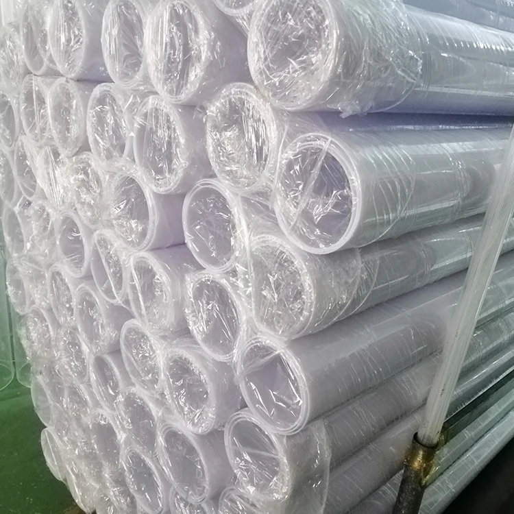 High quality diameter 150mm milky white  polycarbonate pipe transparent PC pmma plastic acrylic tube