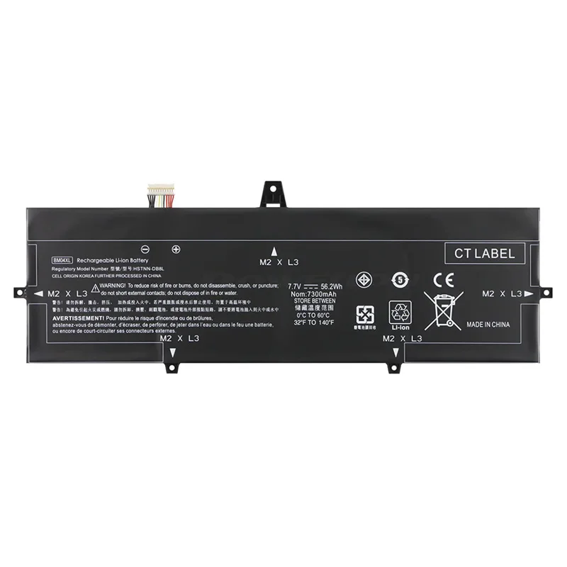 BM04XL Internal Laptop Battery for HP EliteBook x360 1030 G3 G4 HSTNN-DB8L HSTNN-UB7L L02031-541 BM04056XL L02478-855 7.7V 56.2W