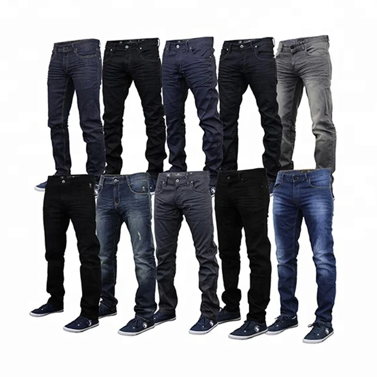 
Pakistan factory custom logo jeans skinny fit fashion men jeans 