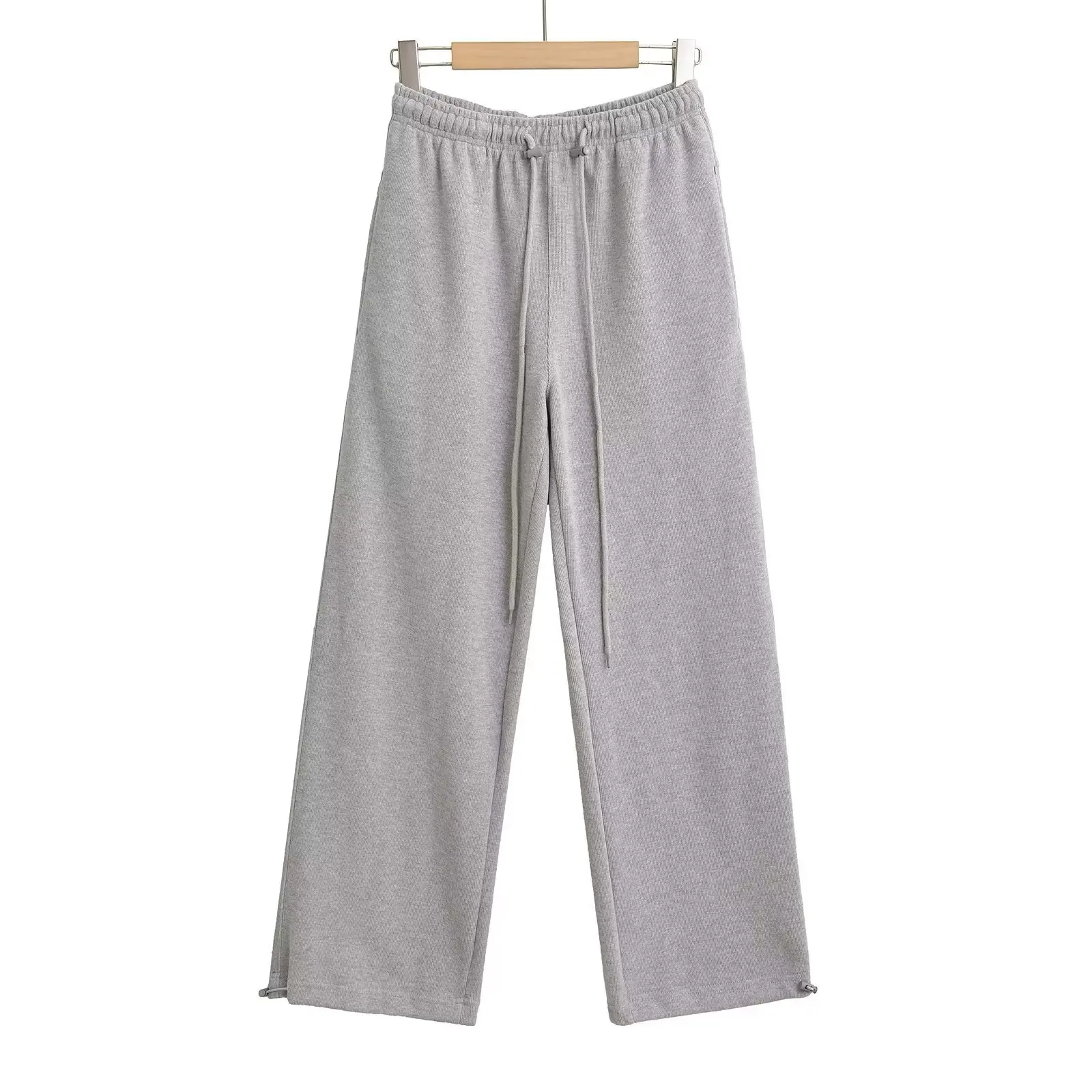 New Korean Style Of Casual Simple High Waist Wide Leg Sweatpants Loose And Slim Comfortable Sports Pants Women
