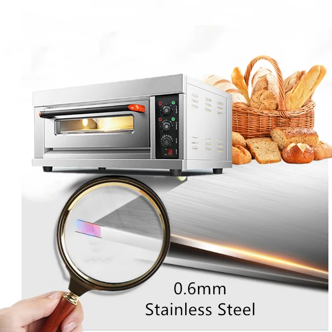 single deck pizza stone oven pizza baking oven machine with stone electric baking pizza machine