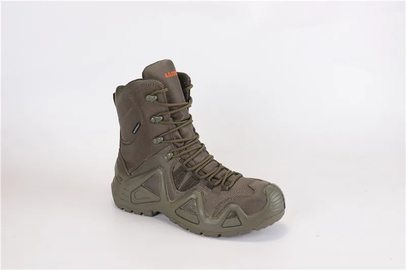 2023 Good quality Green color forest hunting boots outdoor shoes and breathable waterproof hunting shoes