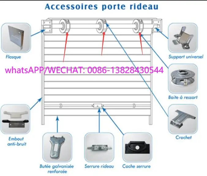 The best price roller shutter rolling garage door accessories nylon bead spring box