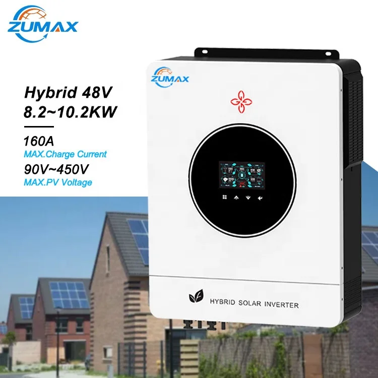 Cheap ZUMAX On Off Grid 8200W 7KW 10kw 8.2kw inverter hybrid inverter 48v high quality 6 kw hybrid with MPPT