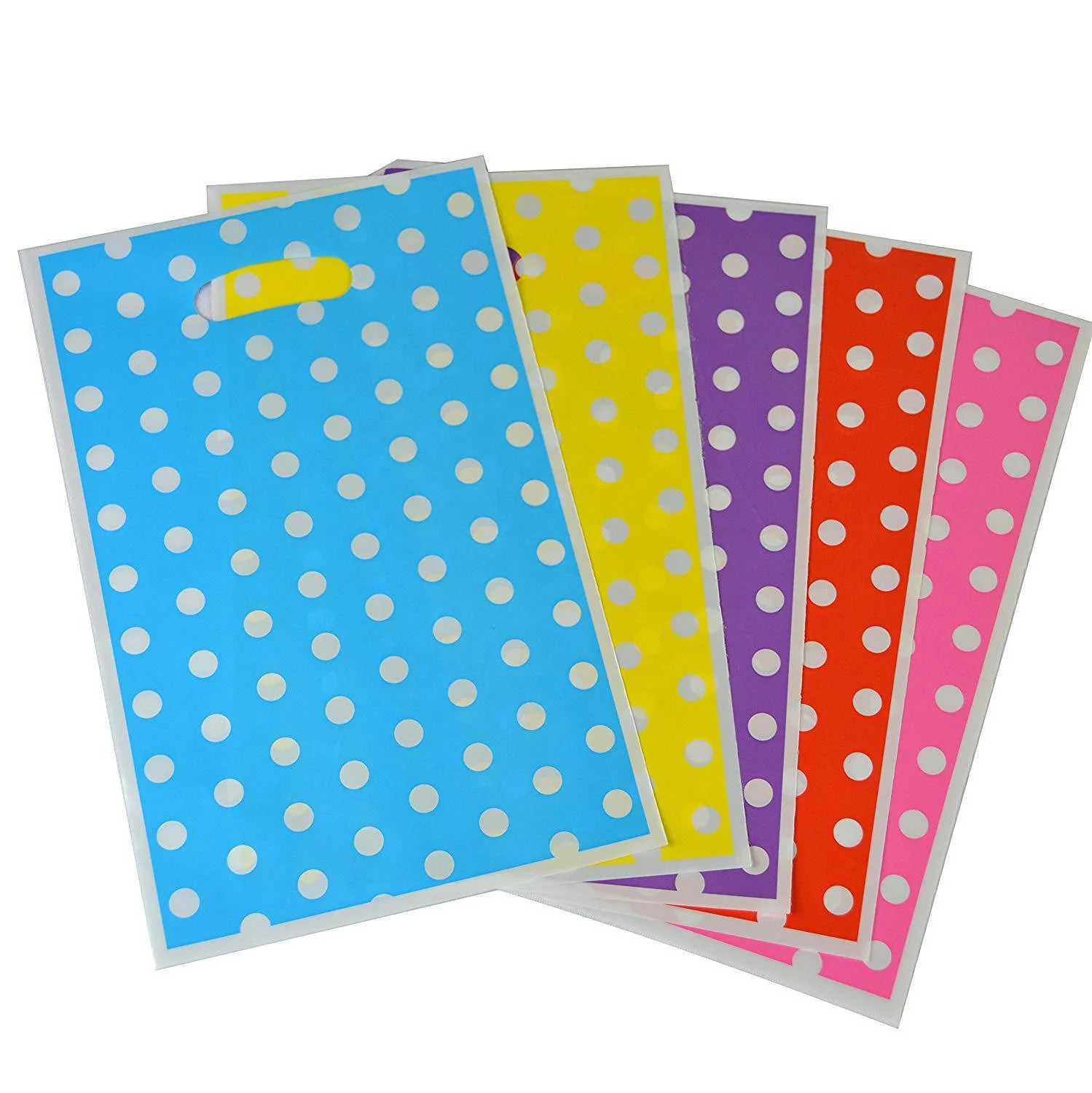 
Pure color wave point birthday and holiday gift bag candy bag birthday party supplies bag 