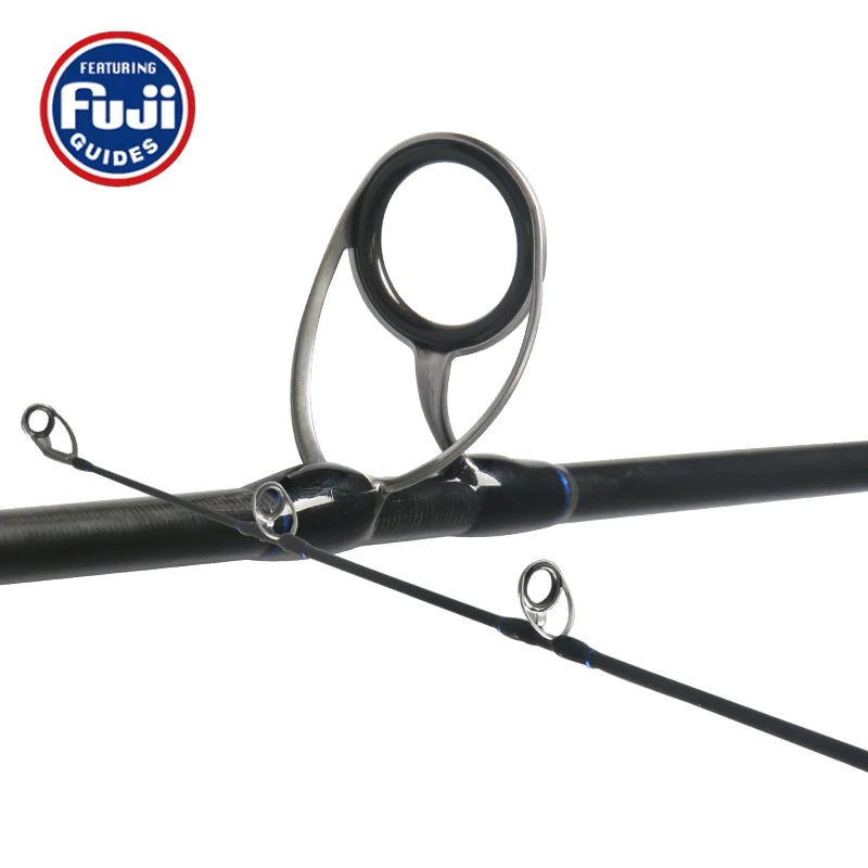 Hot selling 2.2m sea fishing  bass spinning fishing rod carbon fiber fuji jigging rod