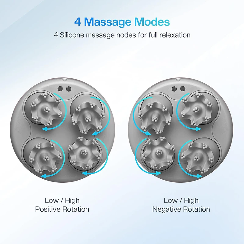 Handheld Portable Head Scratcher Massager for Hair Growth Deep Clean Stress Relax Scalp Massager