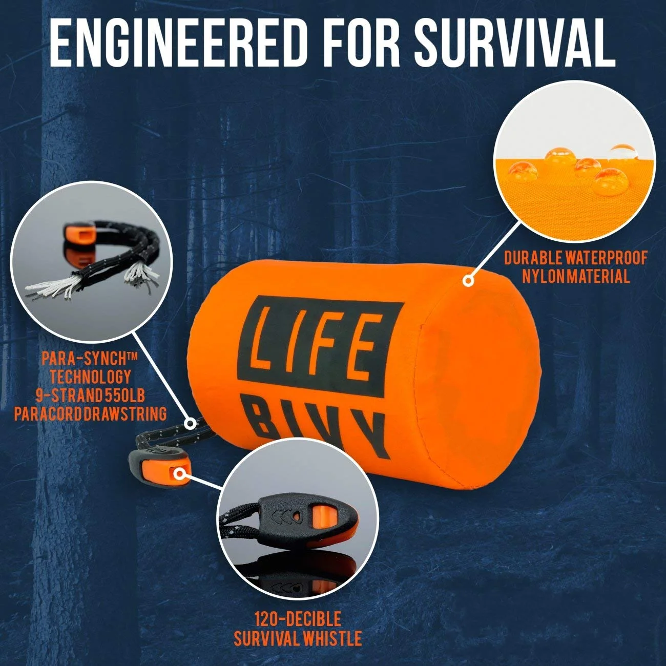 Водонепроницаемый аварийный спальный мешок bivvy для выживания на открытом