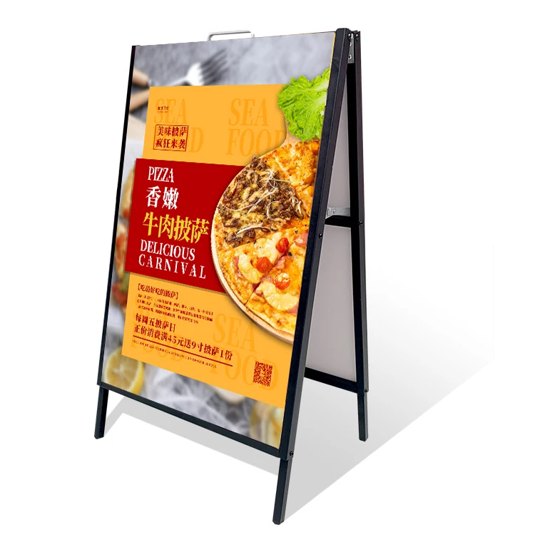 Single iron,double iron poster stand,outdoor advertising outdoor standing board a frame board sign street sign poster stand