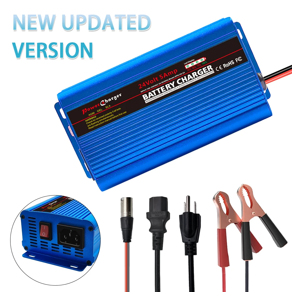 29.4 Volt 5 Amp Lithium ion LiPO Battery Smart Charger For Scooter Battery Charger 24V