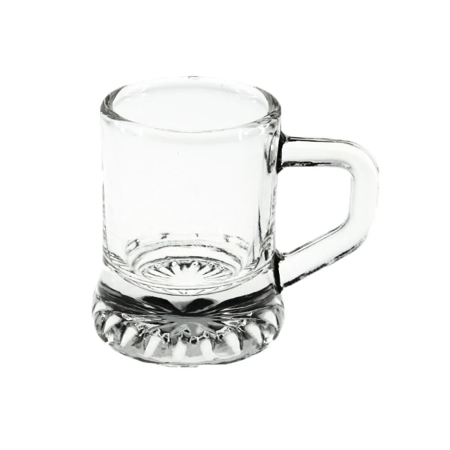 0.8oz 22ml high quality tequila shot glass cup wholesales liquor glass cup sublimation glass shot for bar decor