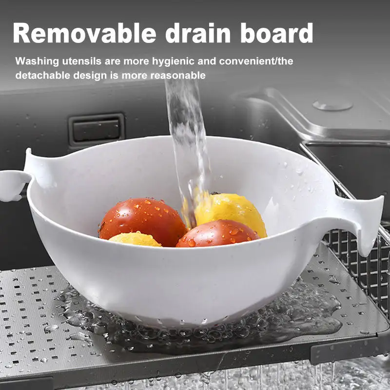 NODMA Household Stainless Steel Multi-function Embossed Large Single groove