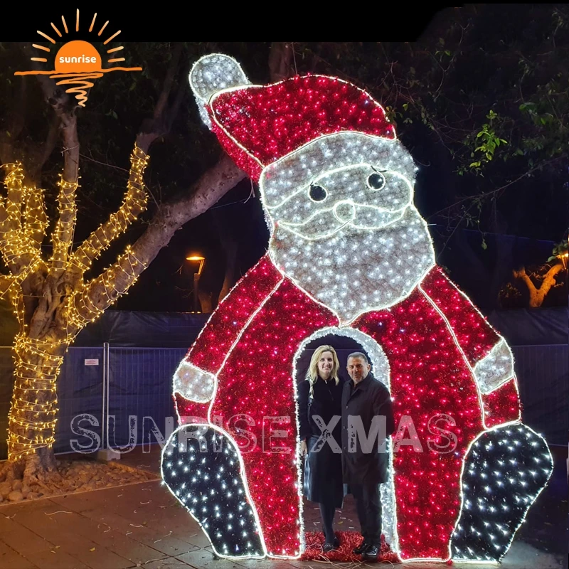 1m 1.5m  3ft 4ft 5ft Outdoor large  Christmas LED reindeer for exterior decoration