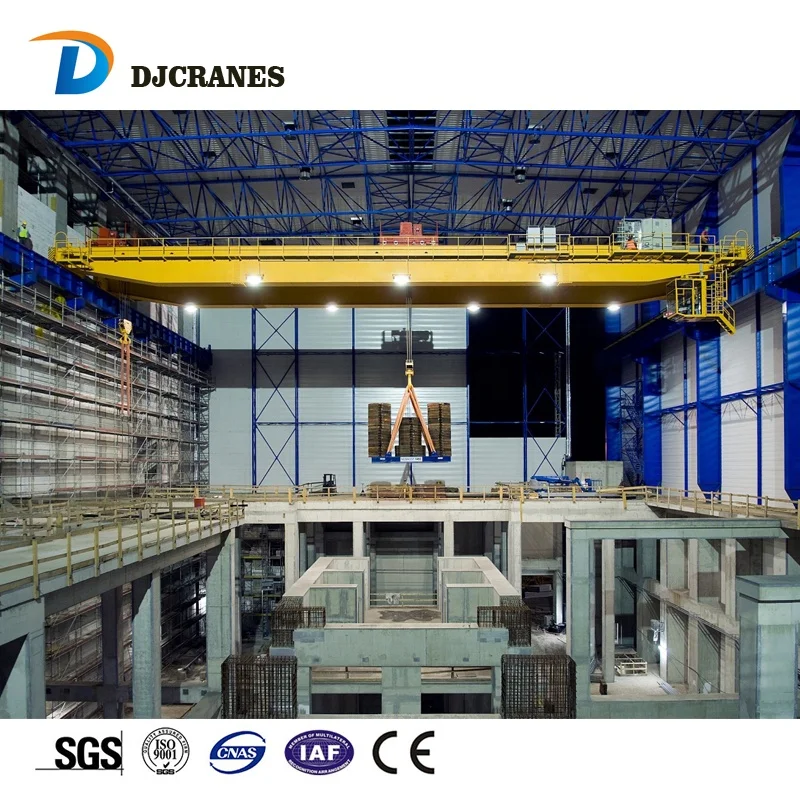 DJCrane double girder bridge crane travelling crane with hoist or winch trolley