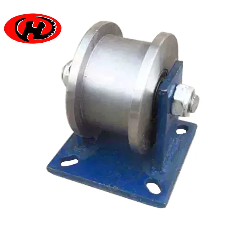 OEM heavy loading T-shape steel  track roller wheel  single flange track roller wheels