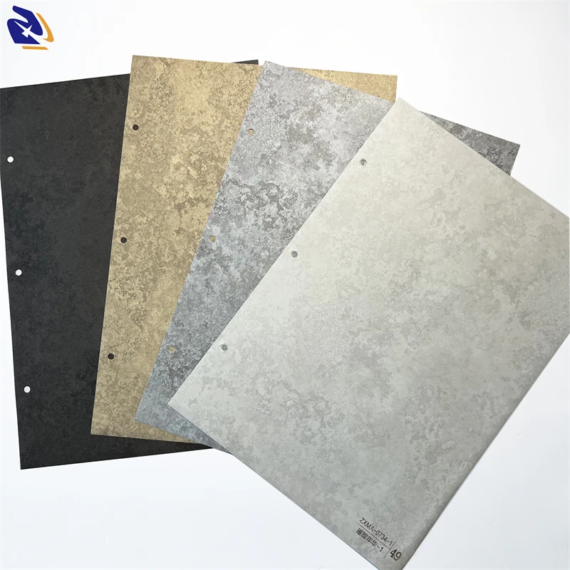 Korea Original Stone PVC Film For Furniture Sparkle Marble Decorative Films For WPC Flutted Panel High Quality Decoration Film