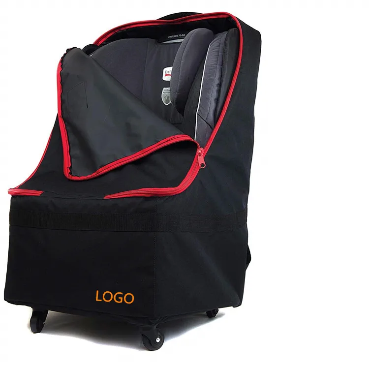 Baby Car Seat Travel Bag with Wheels Infant Carriers Booster Cover Protector for Air Travel