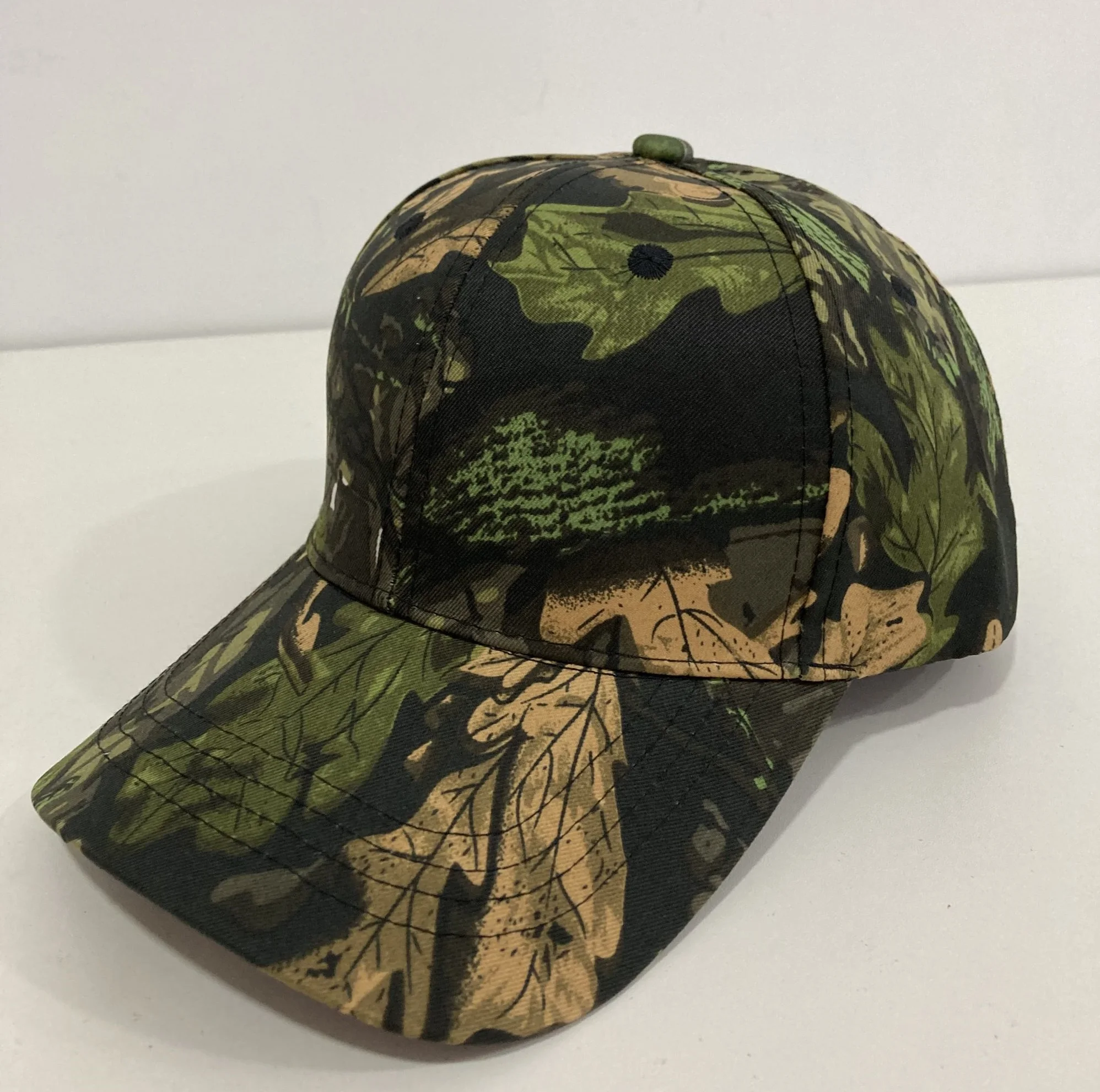 Summer Custom Digital printing Man Male Thick Oxford Camouflage Hat Camo Baseball Cap with 5 panel
