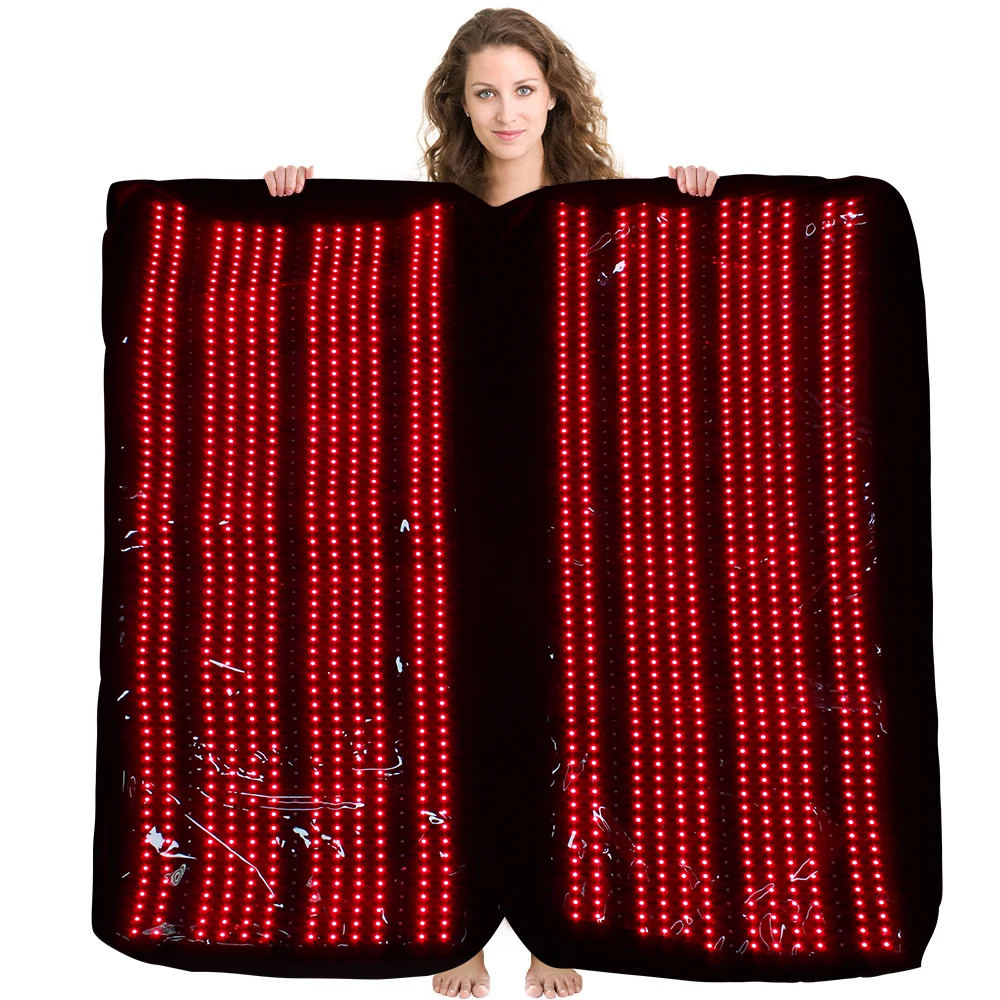 High Quality 660nm 850nm Infrared Red Light Therapy Blanket Fir Infrared Sauna Bed
