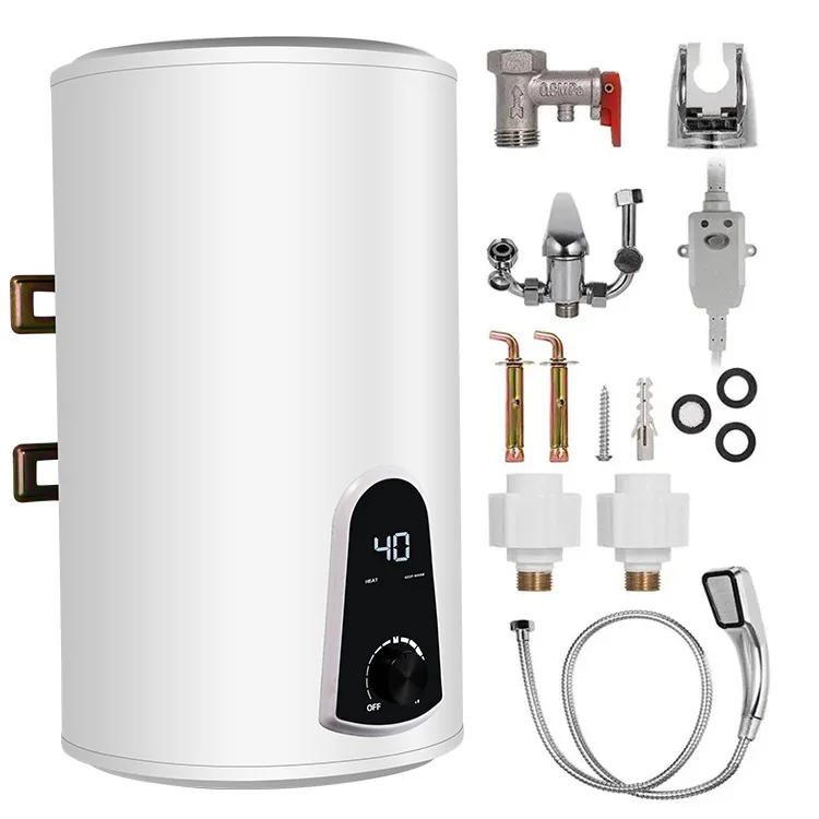 Hot Selling 2024  New Design Electric Water Heater Shower cylinder Good Quality storage electric water heater tank