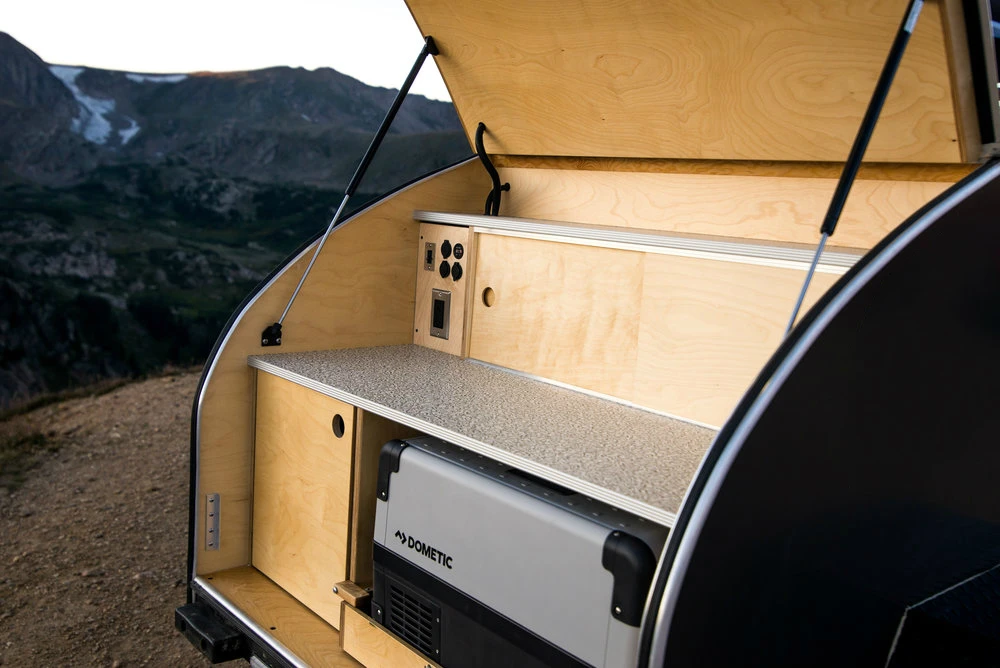 2024 Ecocampor Luxury Mini Off-Road Teardrop Travel Trailer 4x4 Double Bed Camper for Camping