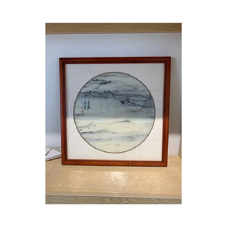 
2021 New Natural Stone and Wood Chinese Decorative Painting for Home Collection 