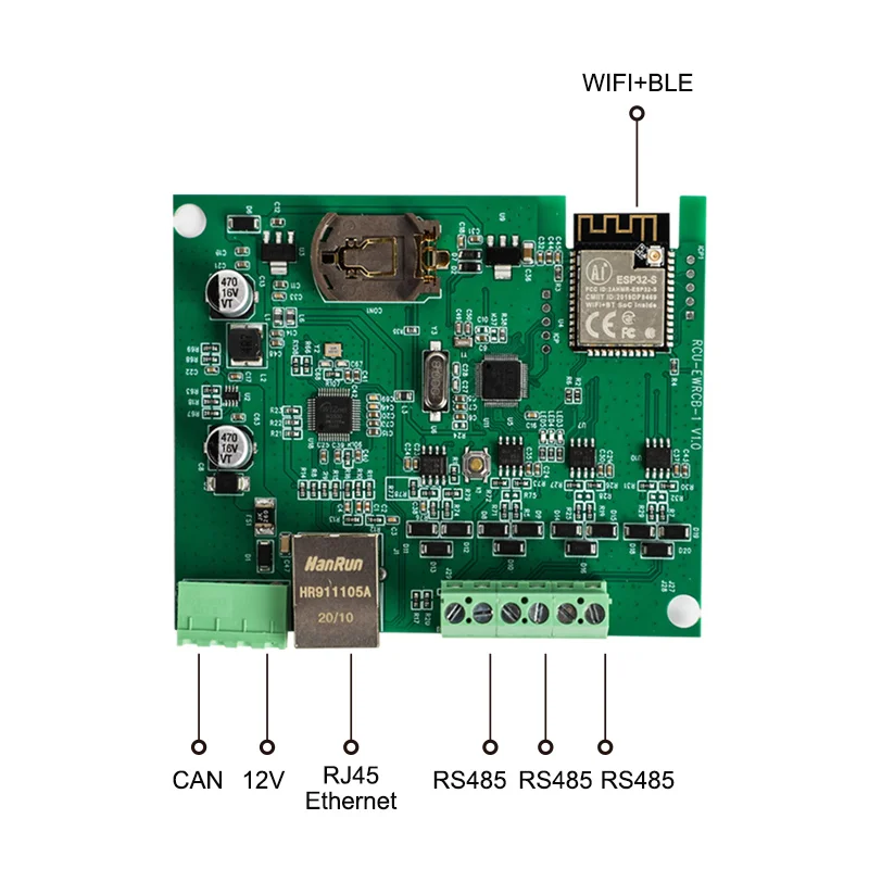 Wired Building Automation Light Control System 485 Modbus gateway Module rs485 tcpip with 4G Wifi APP Remote Control