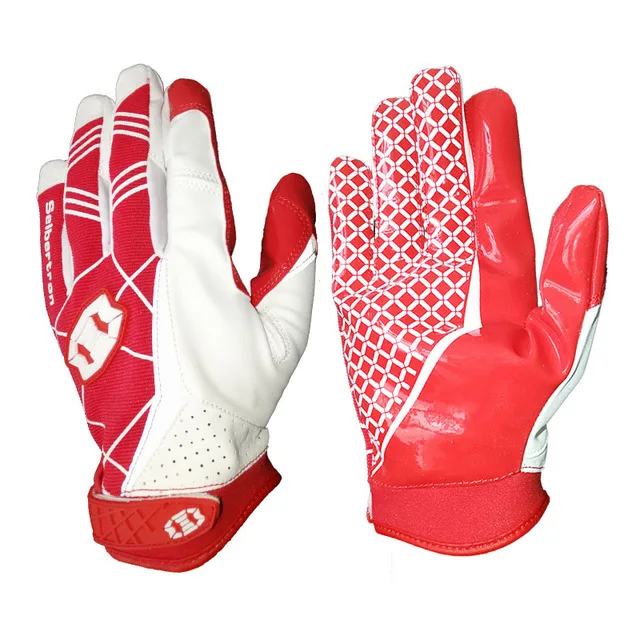 SPU092 custom american football gloves receiver custom american goalkeeper gloves