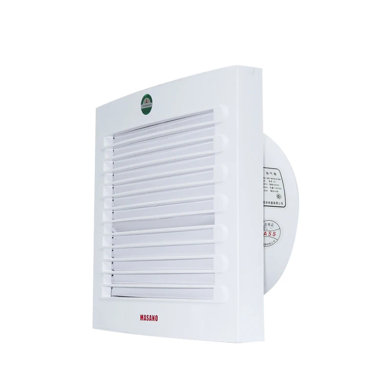 Exhaust Shutter Fan 300 CFM, 2 Direction Reversible Strong Airflow Wall Mounted Vent Fans, Ventilation Blower for Bathroom