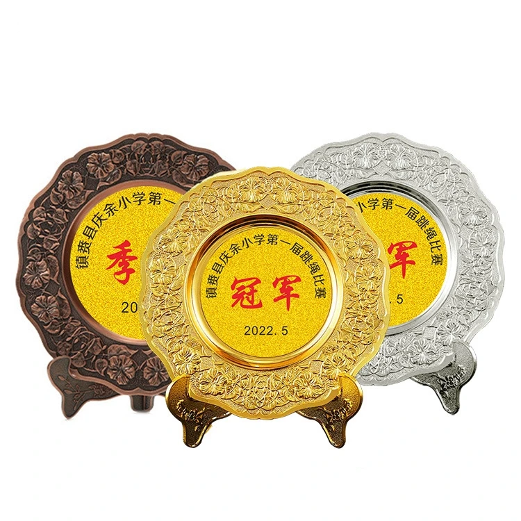 Metal Plated Blank Coin for Engraving  Custom logo Silver Plated Metal Photo Frame