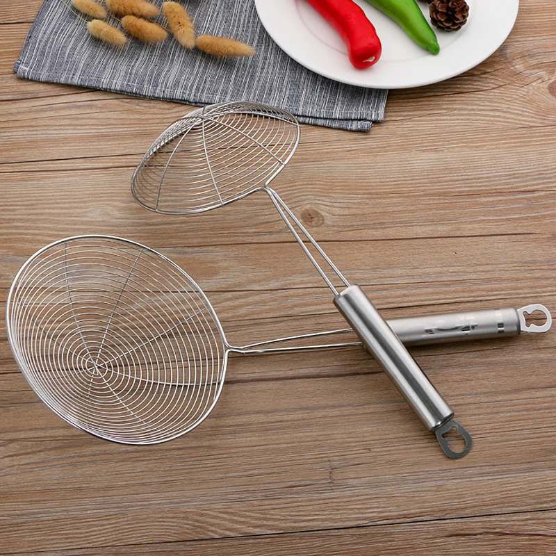 High quality  filter  fried  foods noodle strainer  household kitchen utensils stainless steel strainer