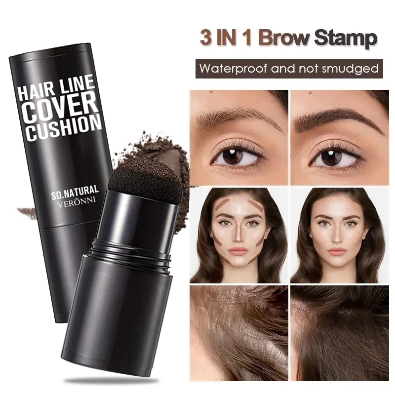 VERONNI 14 colors Eyebrow powder stick Card with Brush Makeup Set stick Hair Dye Hairline Powder Eyebrow Kit