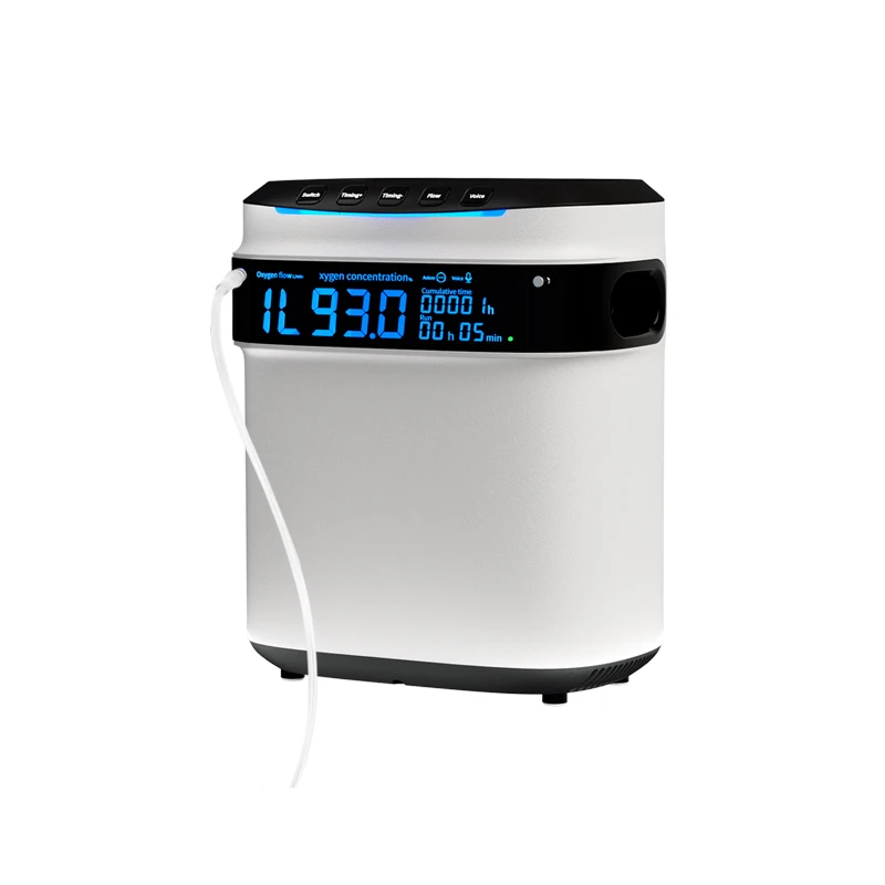 OEM Home 93% Purity 1l-7l/min Oxygen Concentrator 1l Portable Oxygen Concentrator with Nebulizer for Sale