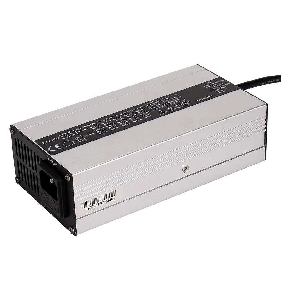 13S 54.6V li ion battery UY240 48v 4a lipo battery charger e bike