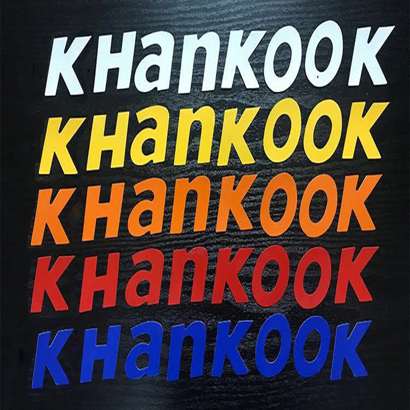 Custom Universal Waterproof Wheel Decoration Tyre A-Z0-9 English Letter DIY Tire Lettering Sticker For Car