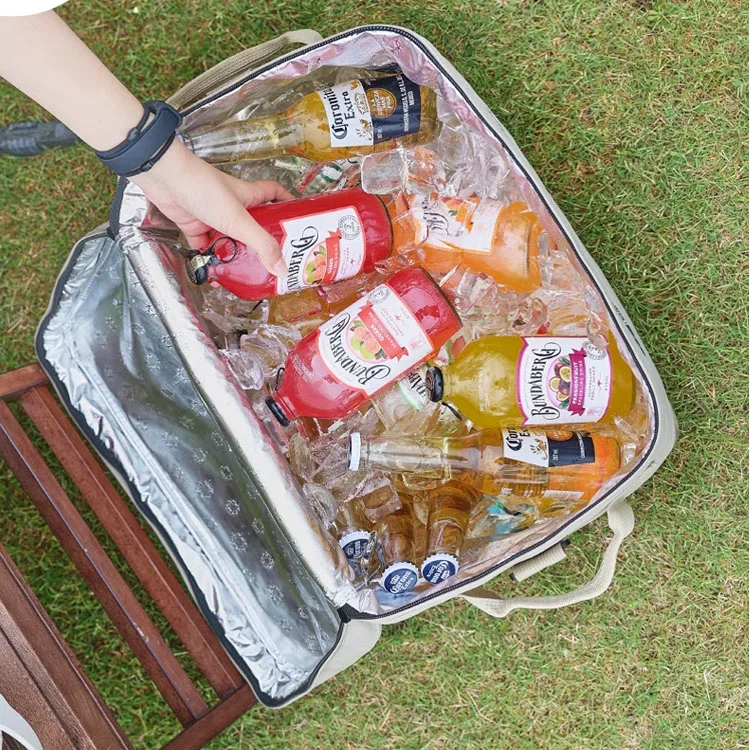 GARIDA Lightweighted Portable 30L Oxford Cloth Waterproof Beer Insulated Camping Insulted Cooler Bag GCI-018