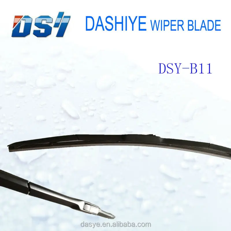 Manufacture B11 Factory Universal car windshield normal rubber wipers adapter universal frameless windscreen hybrid wiper