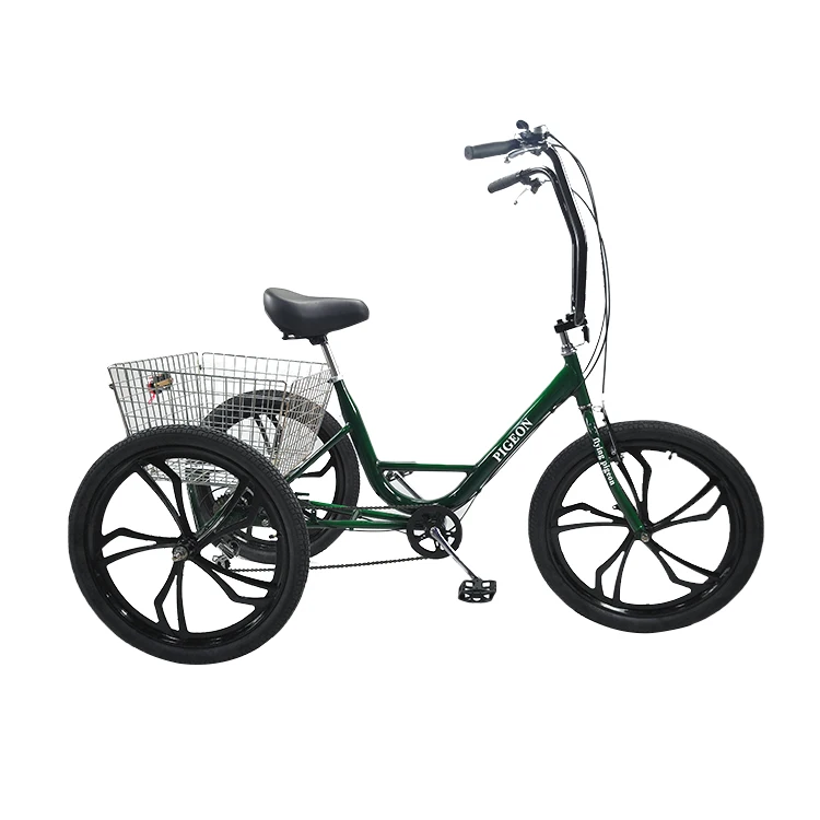 
6 Speed magnesium aluminum alloy OPC rim 3 wheel cargo tricycle 