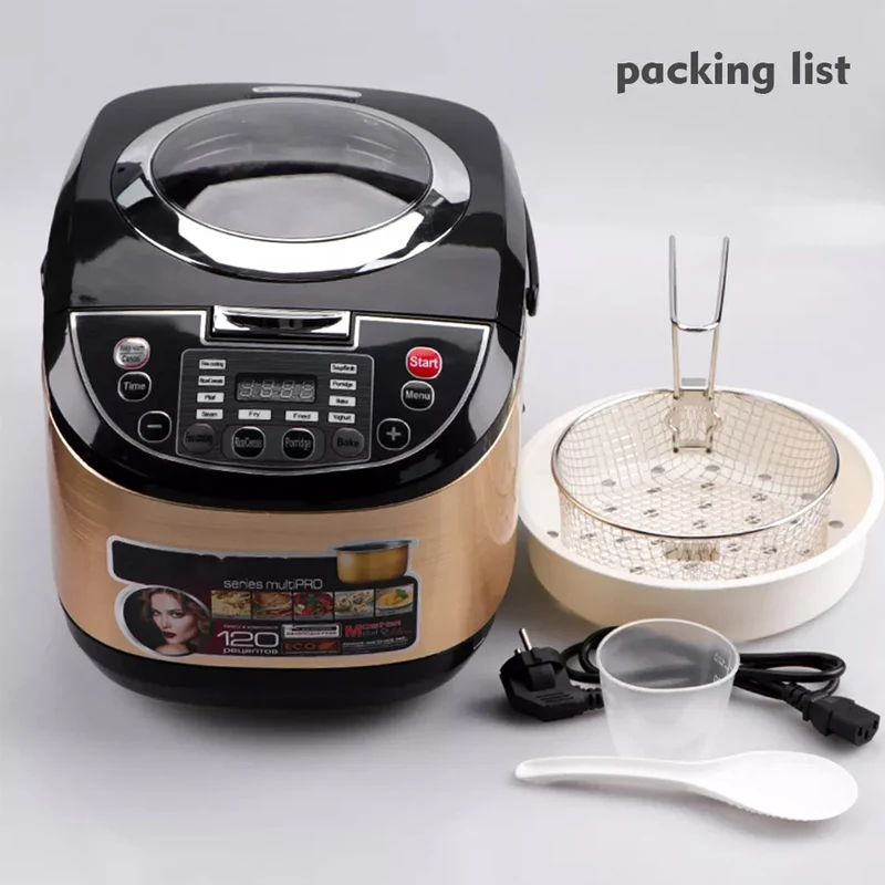 Smart Rice Cooker Household Non-Stick Pan 5 Liters Programmable Automatic electric rice cooker Stainless Steel Rice Cooker