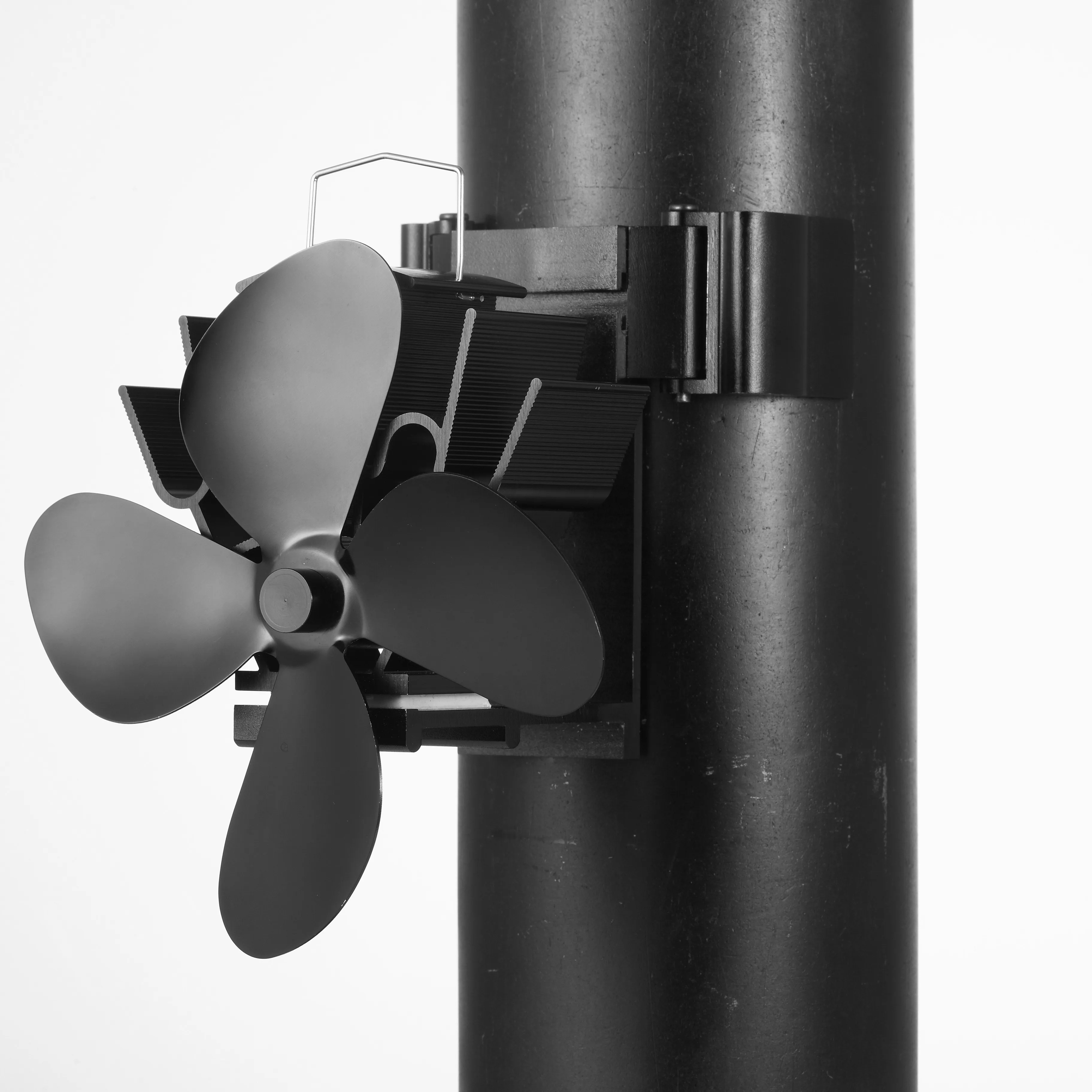 Liank Home Heater High Temperature Chimney Magnetic Flue 4 Blades Ecofan Wood Pellet Fireplace Exhaust Stove Fan