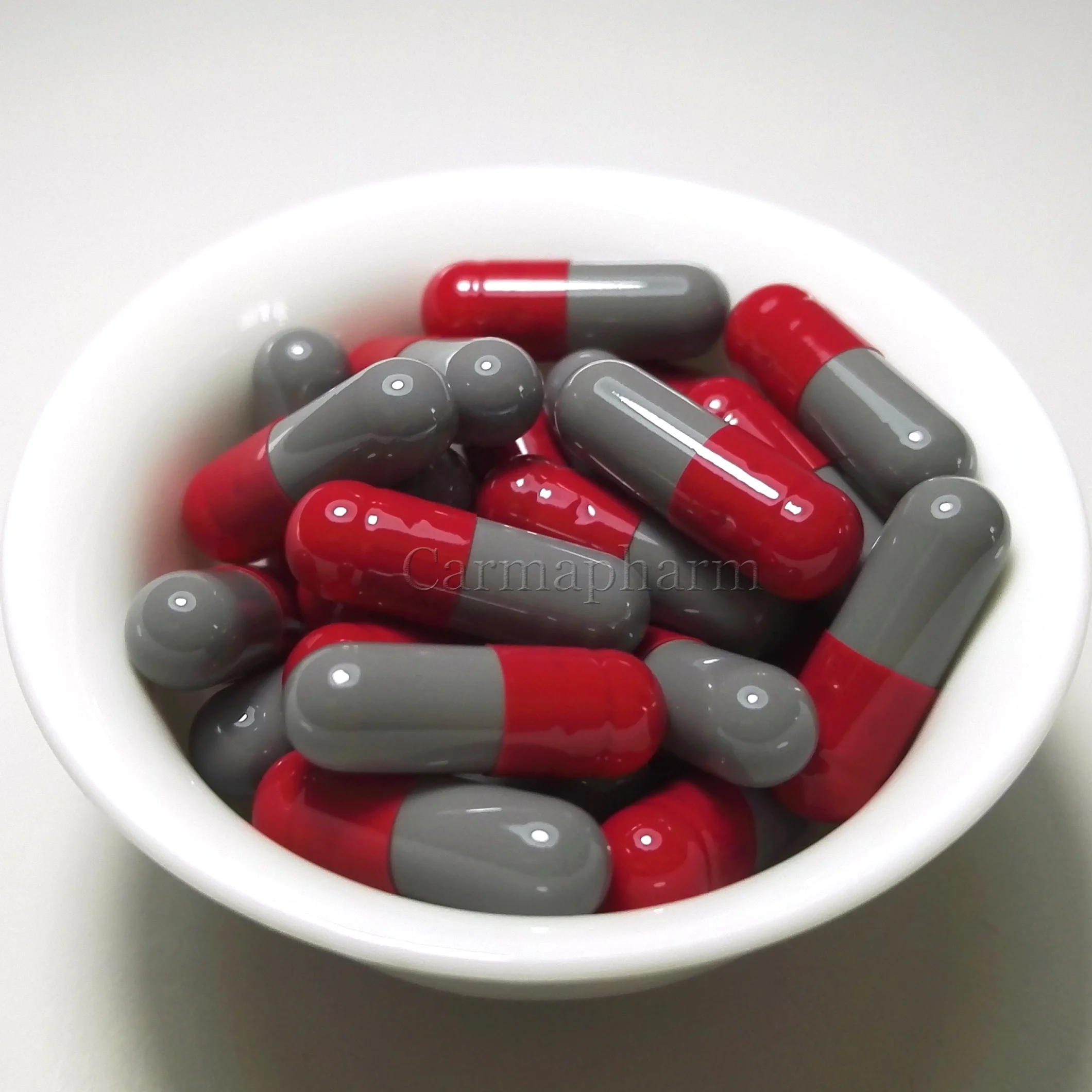 Red BSE/TSE Free empty capsule size 00 for medicine