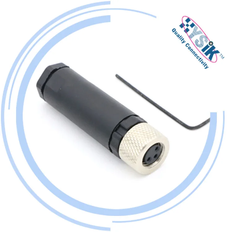 Round M5 M6 M8 M9 M12 M15 M16 M19 M23 M25 Connector IP67 Waterproof Connector 2 3 4 5 6 8 12 24 pin Assembies Plastic Connector