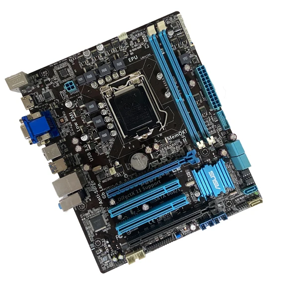 Материнская плата для ноутбука asus P8B75-M LE с LGA 1155 ddr3 16 ГБ компьютера самым лучшим ценой рабочего стола