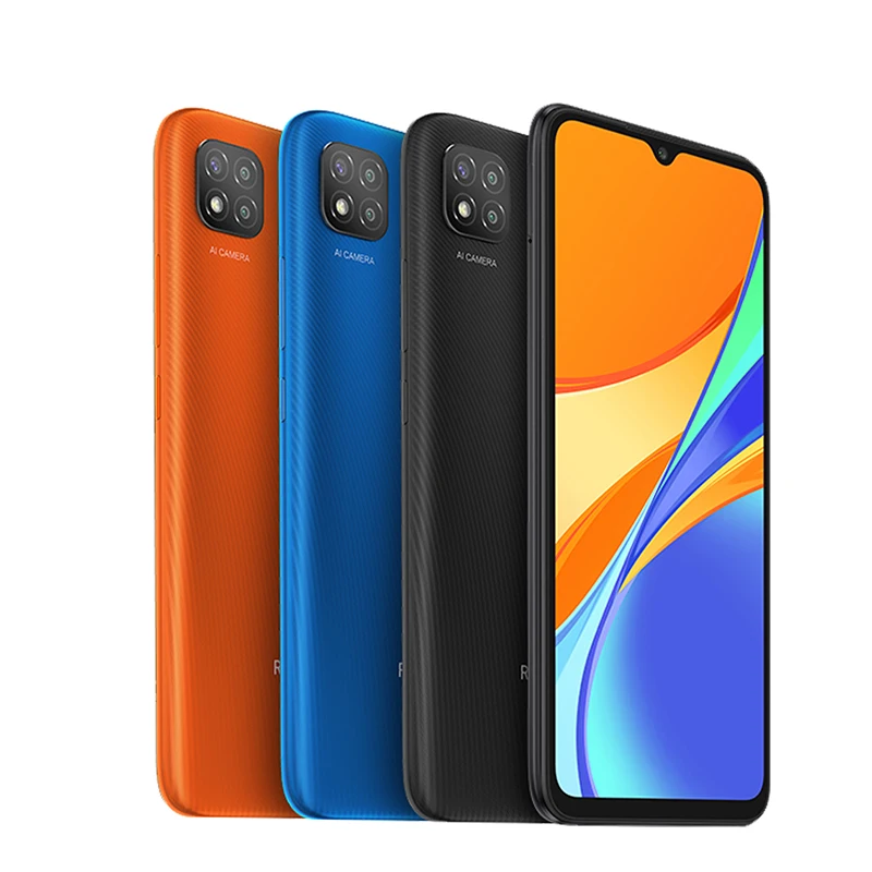 Global Version Redmi 9C Original Mi Smartphones 64GB/128GB Red mi 9C 6.53 Inch Rear Triple Camera Smart Phone