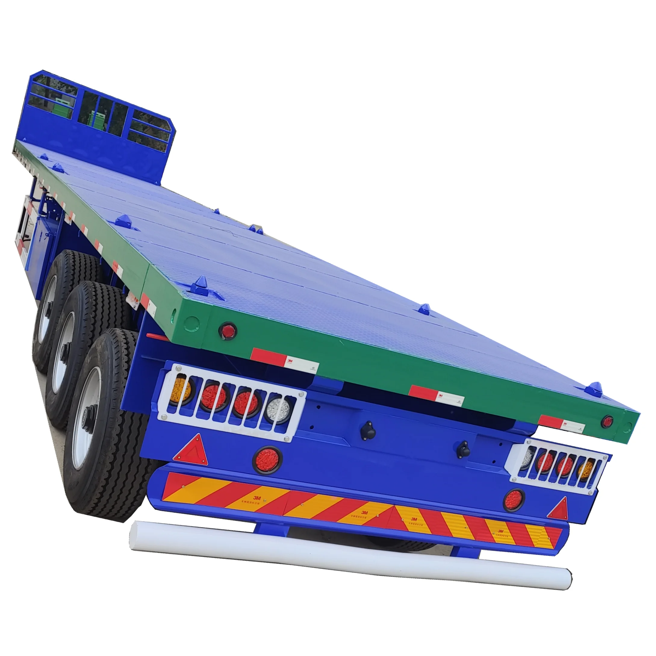 Factory Custom 20ft/40ft 3-Axle Flatbed Semi-Trailer Special Transport Truck Trailers