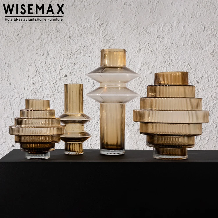 Современная Скандинавская мебель WISEMAX для простого ресторана домашний декор крутые стеклянные цветочные вазы
