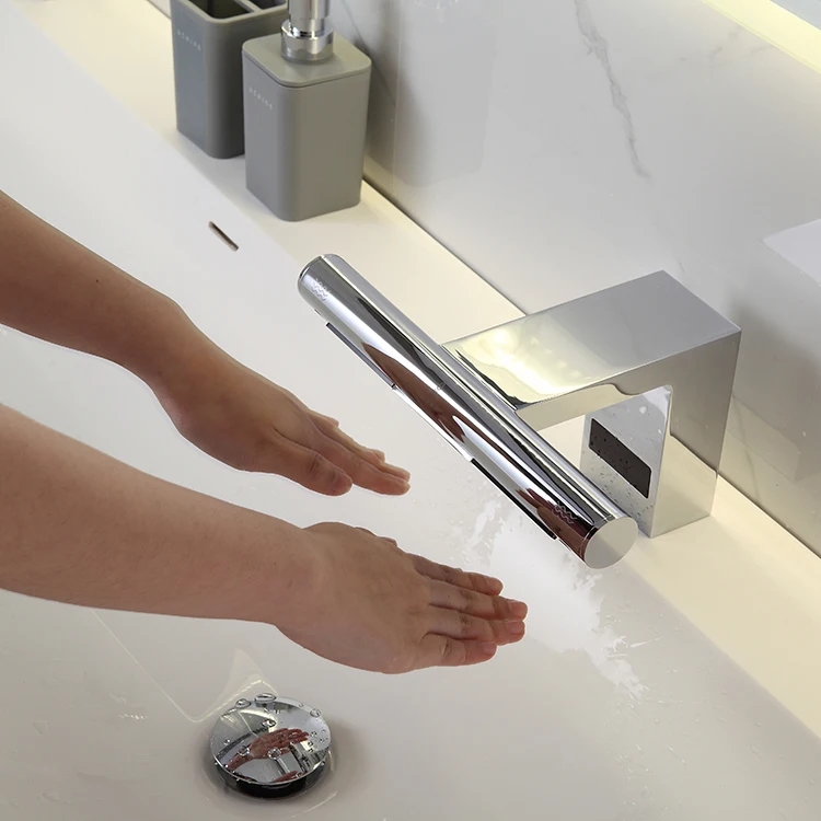 
bathroom airblade taps indicator dual power hand dryer faucet for university 