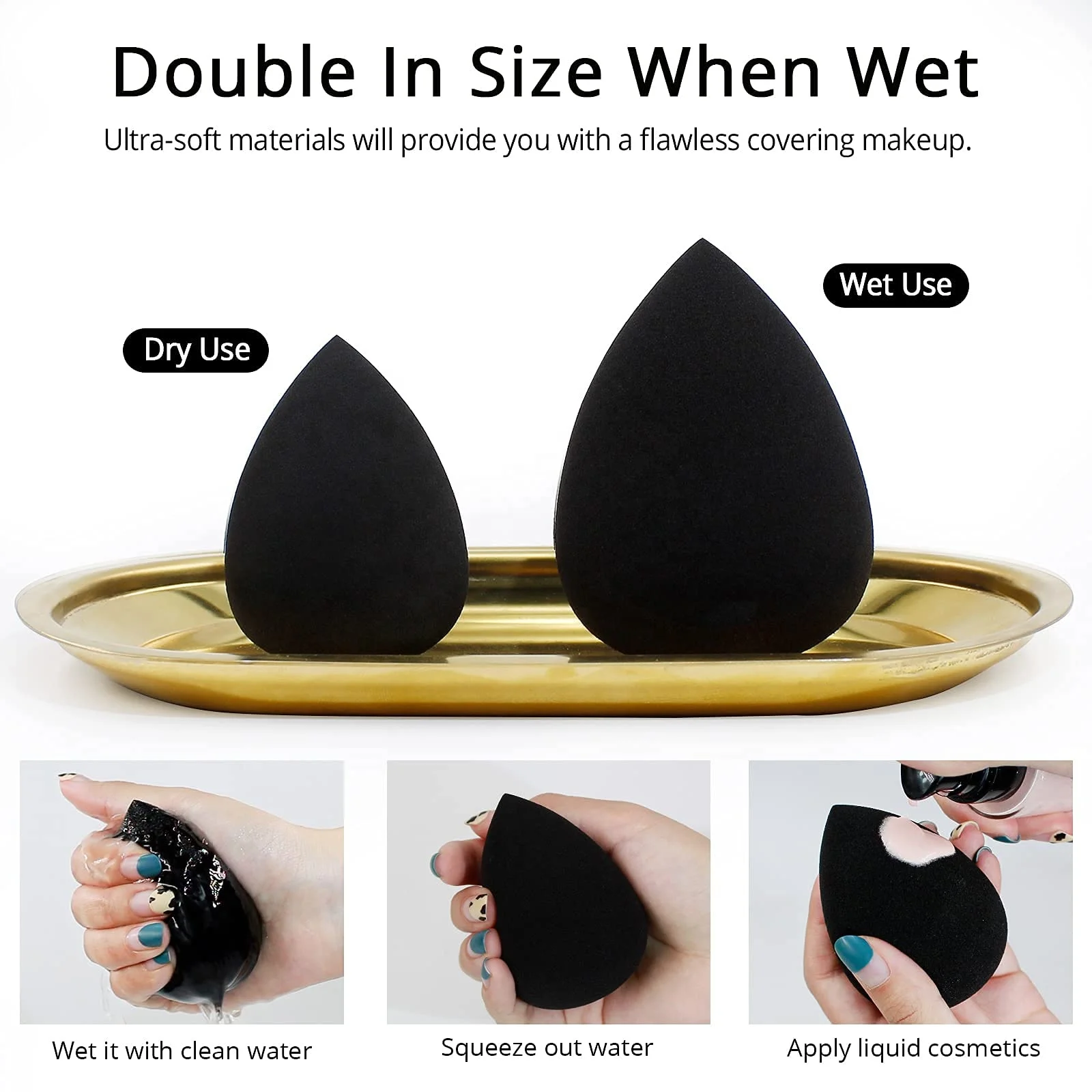 hydrophilic polyurethane makeup sponge latex free premium makeup sponge for makeup